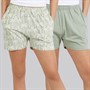 Board Angels Womens Two Pack Jersey Shorts Multi