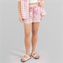 Board Angels Womens Bandana Print Shorts Pink Print