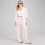 Board Angels Womens Co-Ord Long Shirt And Trousers Set Pink
