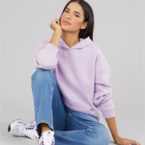 Board Angels Womens Oversized Overhead Hoodie Lilac