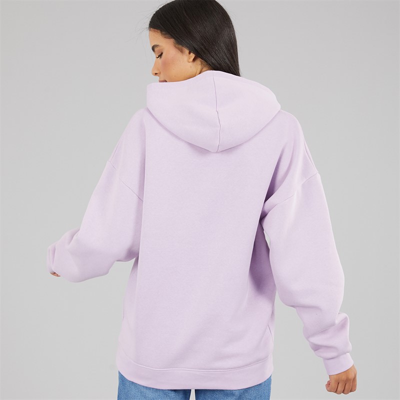Board Angels Womens Oversized Overhead Hoodie Lilac