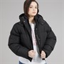 Board Angels Girls Short Puffer Jacket Black