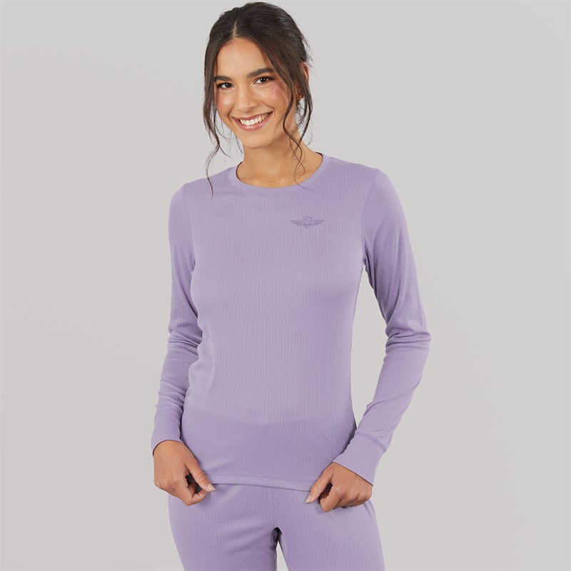 Board Angels Womens Baselayer Set Dusky Purple
