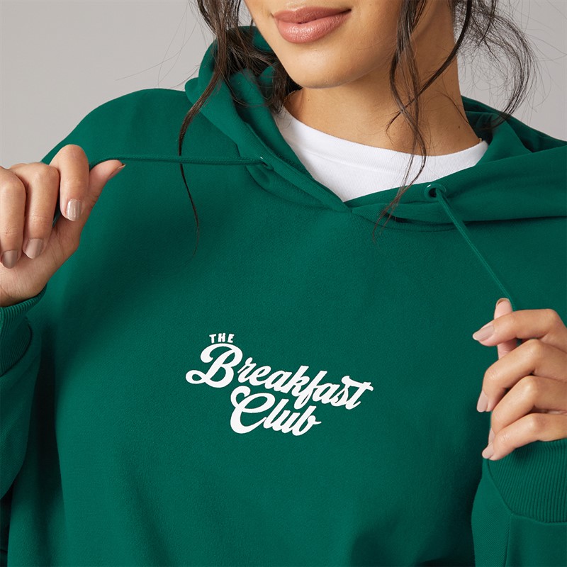 Board Angels Womens Coffee And Cake Hoodie Evergreen