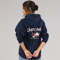Board Angels Womens Chilli Hoodie Salute Navy