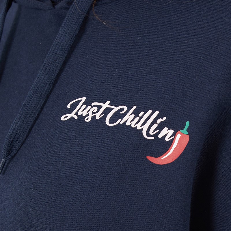 Board Angels Womens Chilli Hoodie Salute Navy