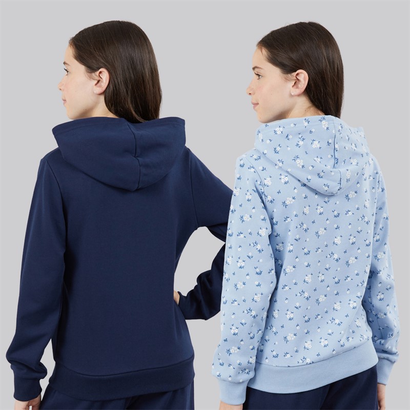 Board Angels Girls Two Pack Hoodies Cashmere Blue/Dress Blues