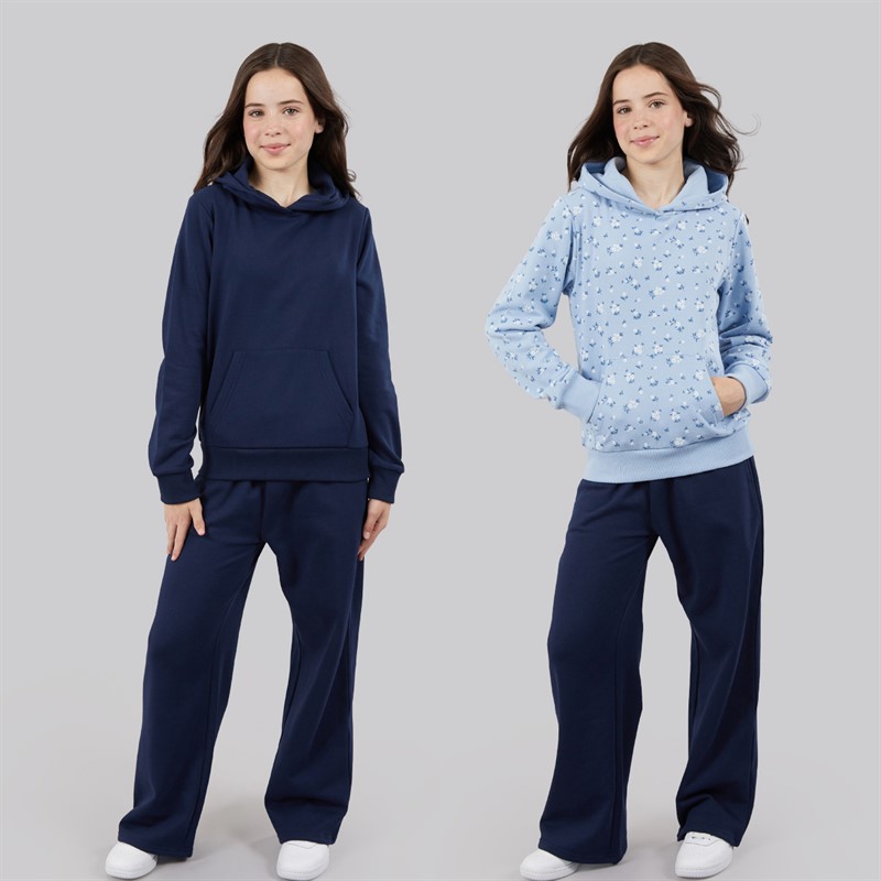 Board Angels Girls Two Pack Hoodies Cashmere Blue/Dress Blues