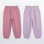 Board Angels Girls Two Pack Joggers Purple/Pink