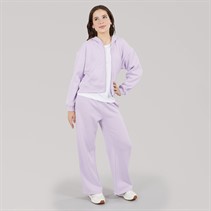 Board Angels Girls Zip-Through Hoodie And Open Hem Joggers Tracksuit Dusky Lilac