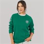 Board Angels Womens Crew Neck Sweatshirt Evergreen