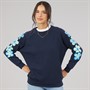 Board Angels Womens Crew Neck Sweatshirt Navy