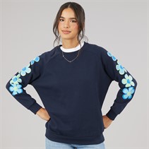 Board Angels Womens Crew Neck Sweatshirt Navy