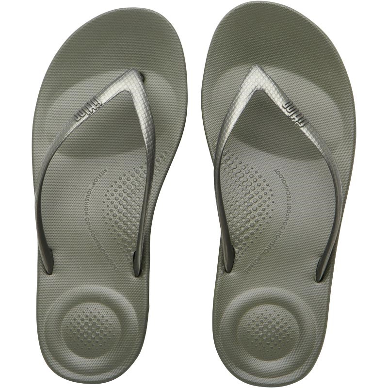 olive flip flops womens