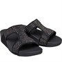 FitFlop Womens Glitzie Slide Sandals Black