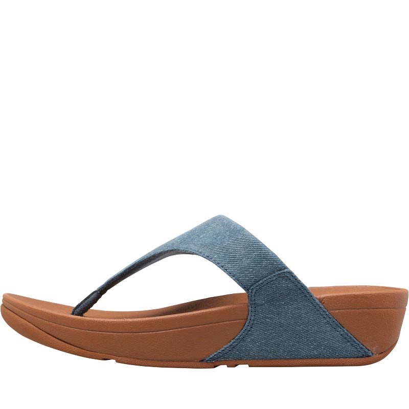 lulu denim fitflops