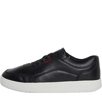 FitFlop Mens Rally X Leather Trainers Black