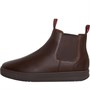 FitFlop Mens Margan Leather Chelsea Boots Chocolate