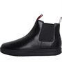 FitFlop Mens Margan Leather Chelsea Boots All Black