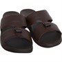 FitFlop Mens Cameron Embossed Slide Sandals Chocolate Brown