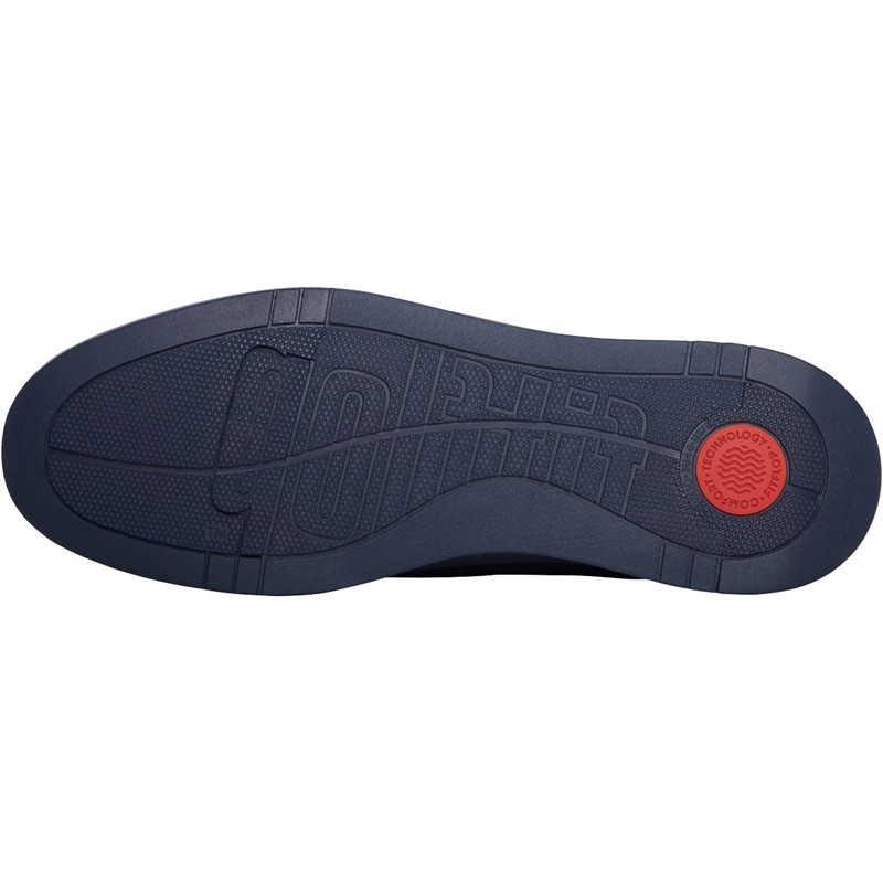 FitFlop Mens Rally Multi-Knit Trainers Midnight Navy