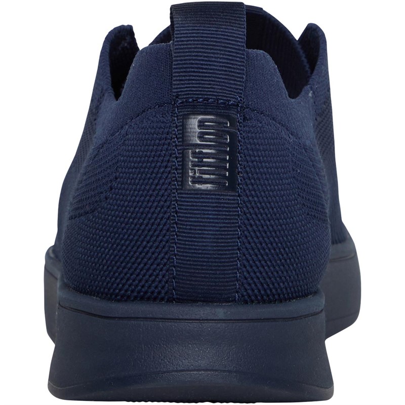 FitFlop Mens Rally Multi-Knit Trainers Midnight Navy