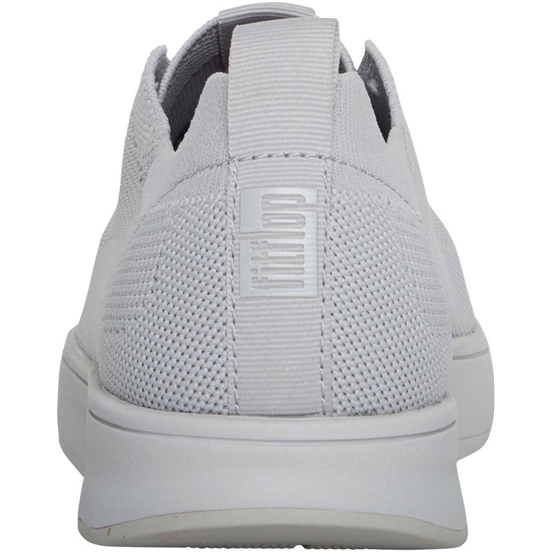 FitFlop Mens Rally Multi-Knit Trainers Soft Grey