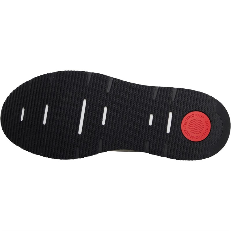 FitFlop Mens Frey Textile Trainers Urban White