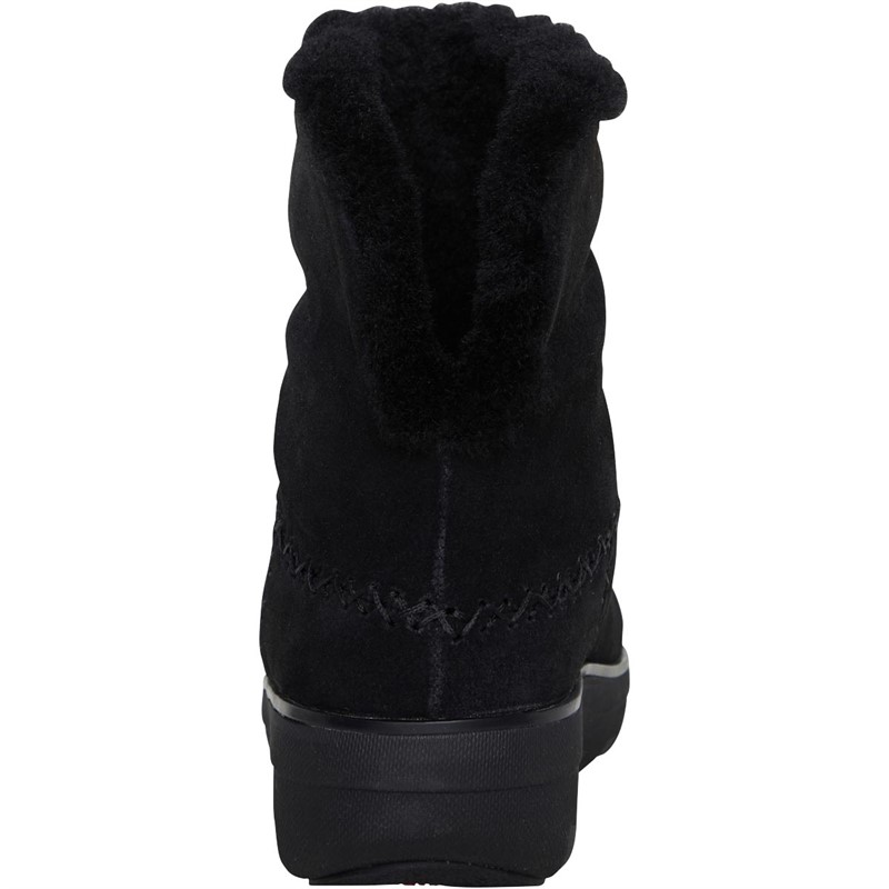 FitFlop Womens Mulkluk Shortsy III Boots All Black