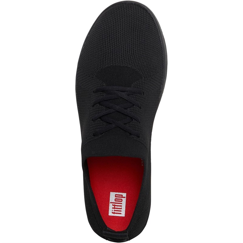 FitFlop Womens F-Sporty Uberknit Trainers All Black