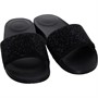 FitFlop Womens iQushion Embellished Slides All Black