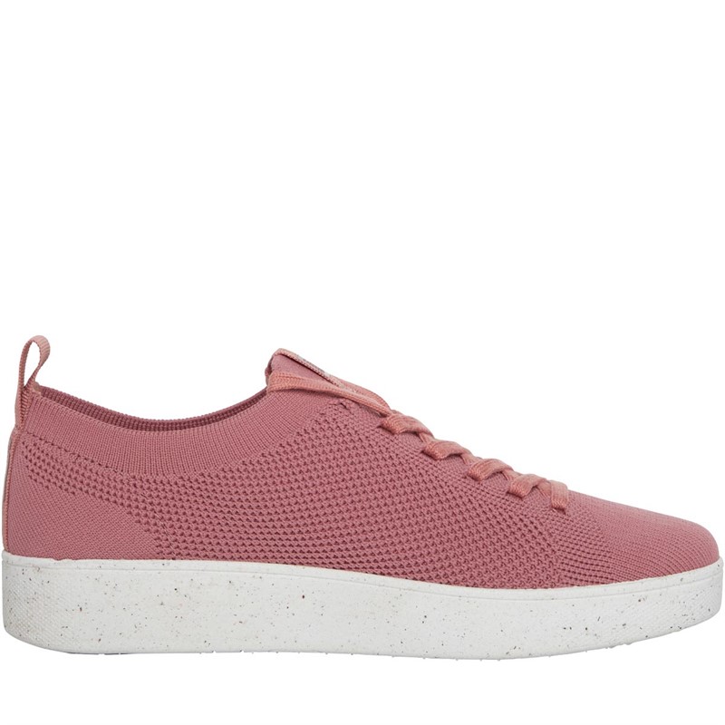 FitFlop Womens Rally Multi-Knit Trainers Warm Rose