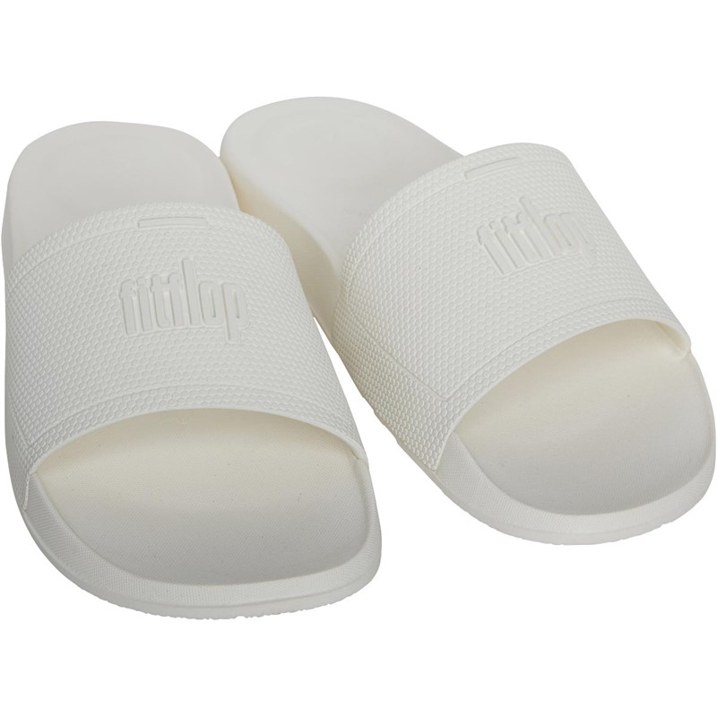 FitFlop Womens iQushion Slides Cream