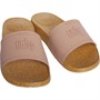 FitFlop Womens iQushion Cork Printed Slides Beige