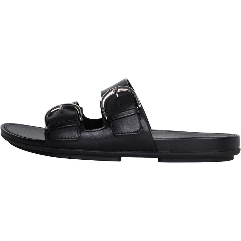 FitFlop Womens Gracie Slides All Black