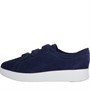 FitFlop Dame Rally Strap Suede Sneakers Marineblå