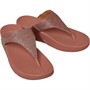 FitFlop Womens Lulu Glitz Toe Post Sandals Warm Rose