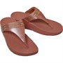 FitFlop Womens Lulu Lasercrystal Leather Toe Post Sandals Warm Rose