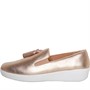FitFlop Womens Tassel Superskate Shoes Rose Gold