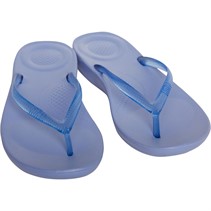 FitFlop Womens iQushion Transparent Flip Flops Wild Lavender