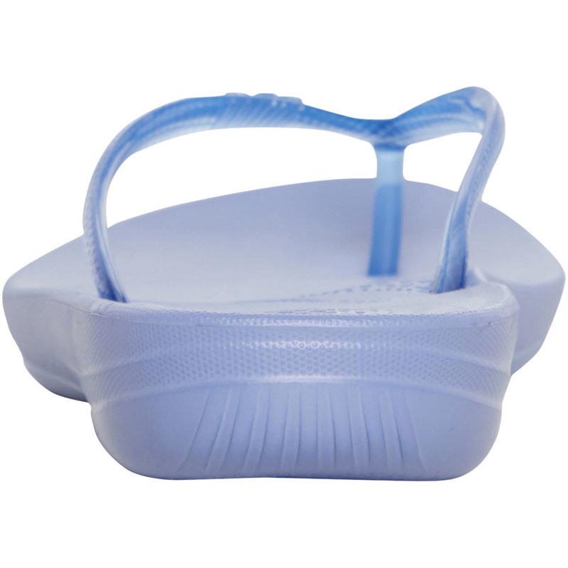 FitFlop Womens iQushion Transparent Flip Flops Wild Lavender