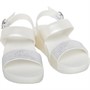 FitFlop Womens Lulu Crystal Embellished Back-Strap Sandals Cream