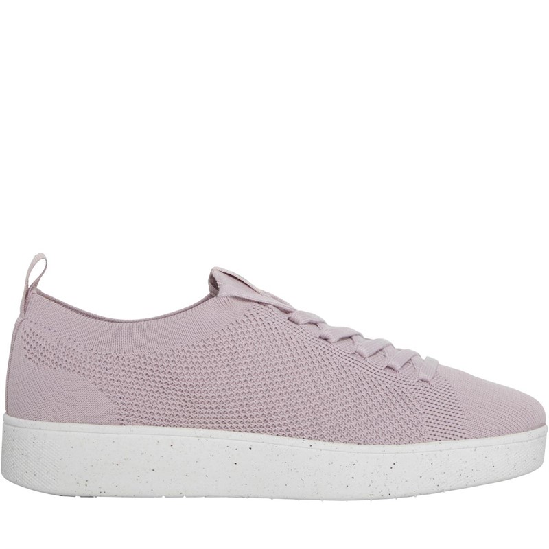 FitFlop Womens Rally Multi-Knit Trainers Soft Lilac