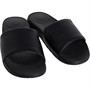 FitFlop Mens IQushion Ergonomic Leather Slides All Black