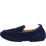 FitFlop Womens Allegro Suede Penny Loafers Midnight Navy