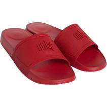 FitFlop Womens Iqushion Sliders Scarlet Red
