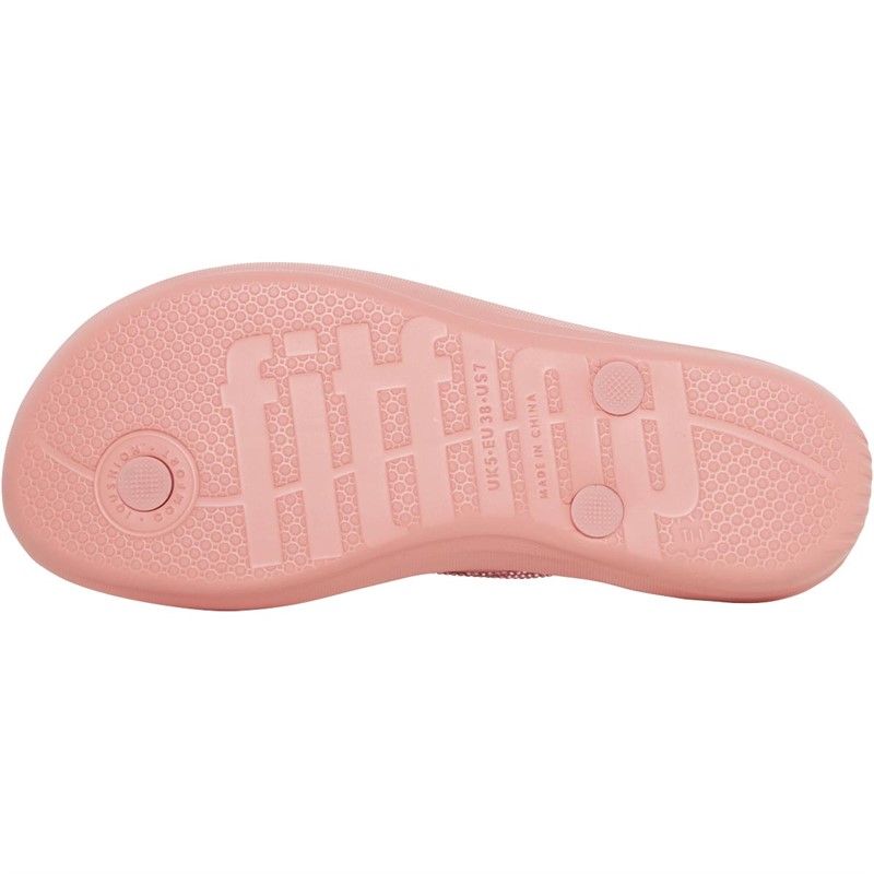 FitFlop Womens Iqushion Sparkle Flip Flops Corralina