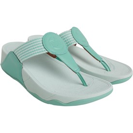 Buy FitFlop Womens Walkstar Finestripe Webbing Toe-Post Sandals Sea Foam  Green