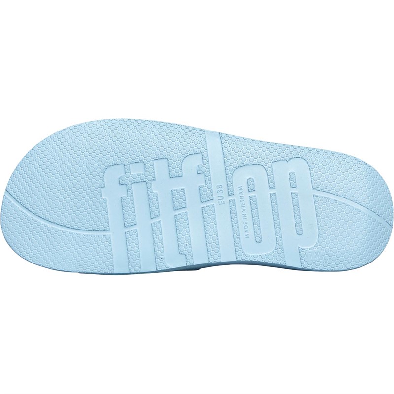 FitFlop Slider Sandales Iqushion Femme Bleu Ciel
