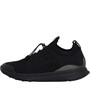 FitFlop Womens Vitamin FF Metal-Pop Knit Sports Trainers Black/Silver